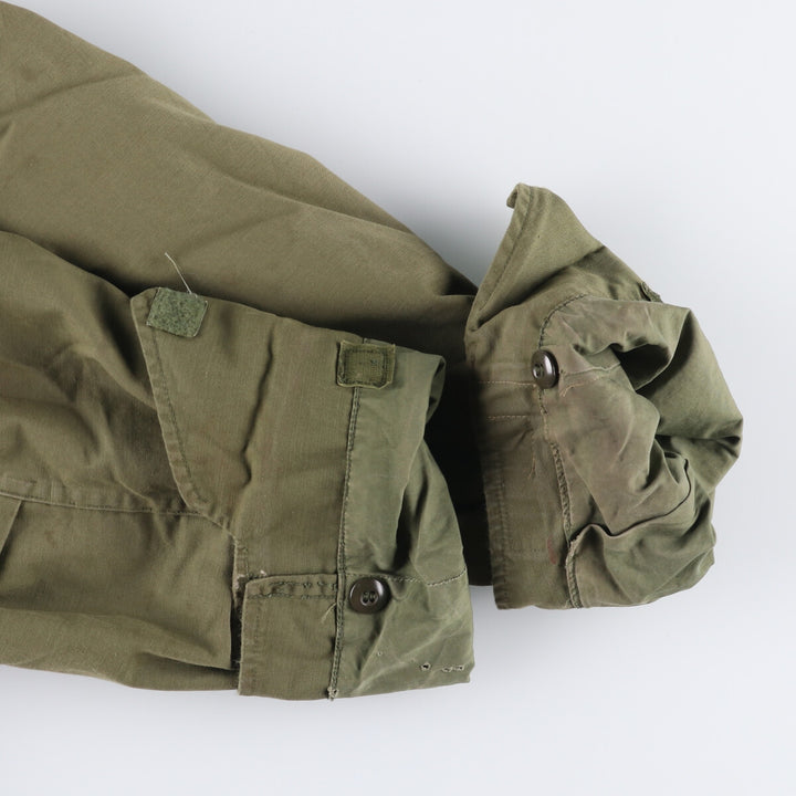 Special Price: Authentic 1970'S US Military M-65 Deck Jacket, Made in USA, Large Short, Men's Size L, Vintage unclear Khaki type Vintage Second Hand
