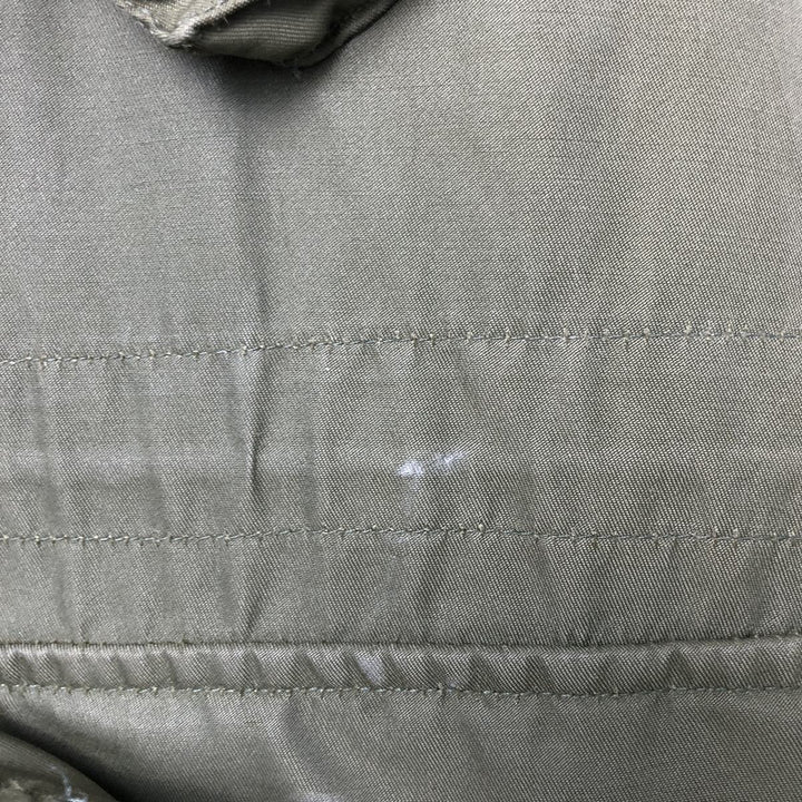 Canadian Army ECW Hooded Military Combat Jacket, Combat Parka, Reg Medium, Size 5, Men's Medium Nylon Khaki type Vintage Second Hand