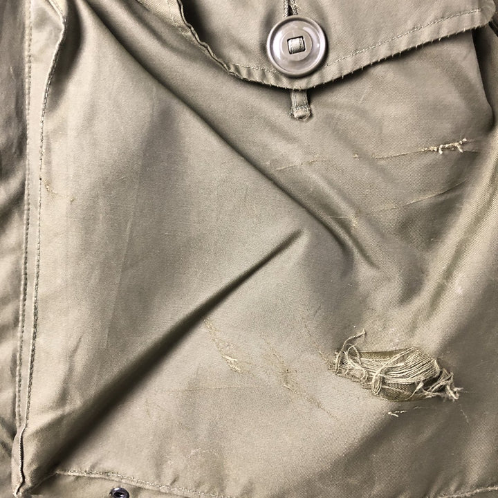 Canadian Army ECW Hooded Military Combat Jacket, Combat Parka, Reg Medium, Size 5, Men's Medium Nylon Khaki type Vintage Second Hand