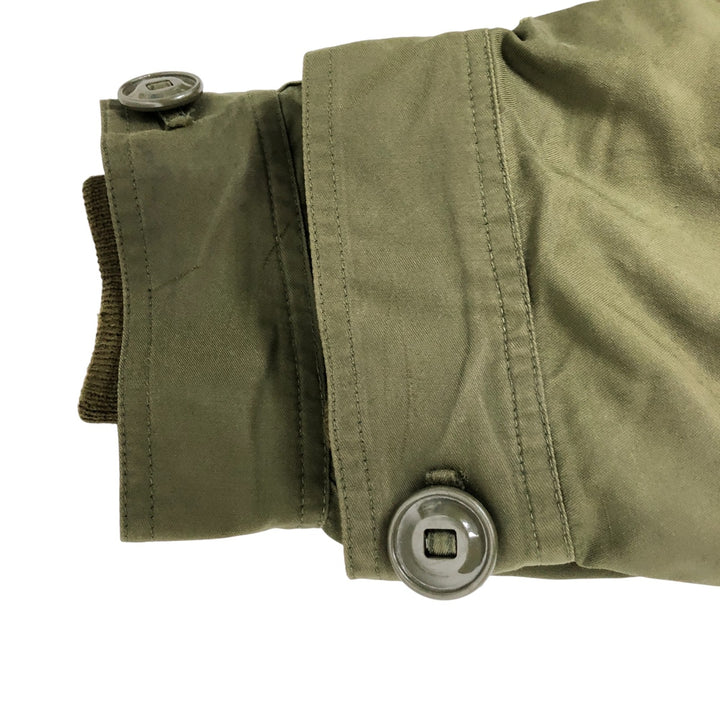 Canadian Army ECW Hooded Military Combat Jacket, Combat Parka, Reg Medium, Size 5, Men's Medium Nylon Khaki type Vintage Second Hand