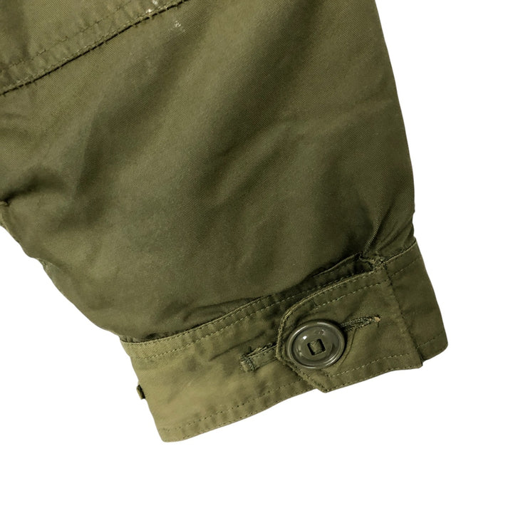 Canadian Army ECW Hooded Military Combat Jacket, Combat Parka, Reg Medium, Size 5, Men's Medium Nylon Khaki type Vintage Second Hand