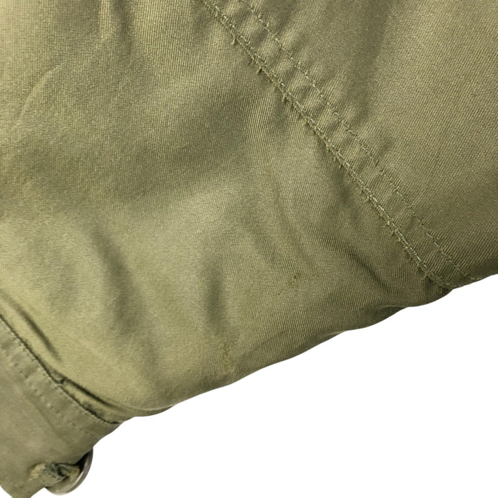 Canadian Army ECW Hooded Military Combat Jacket, Combat Parka, Reg Medium, Size 5, Men's Medium Nylon Khaki type Vintage Second Hand