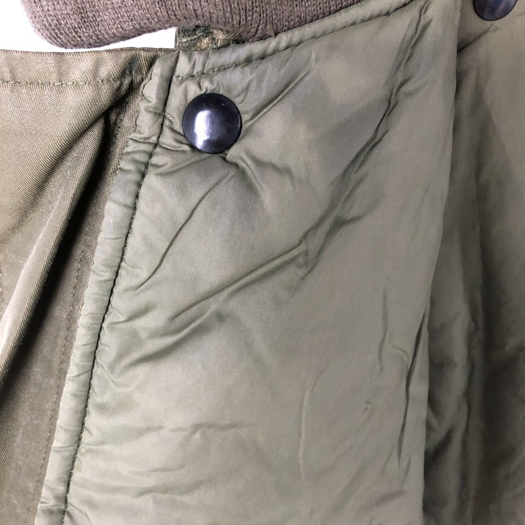 Canadian Army ECW Hooded Military Combat Jacket, Combat Parka, Reg Medium, Size 5, Men's Medium Nylon Khaki type Vintage Second Hand