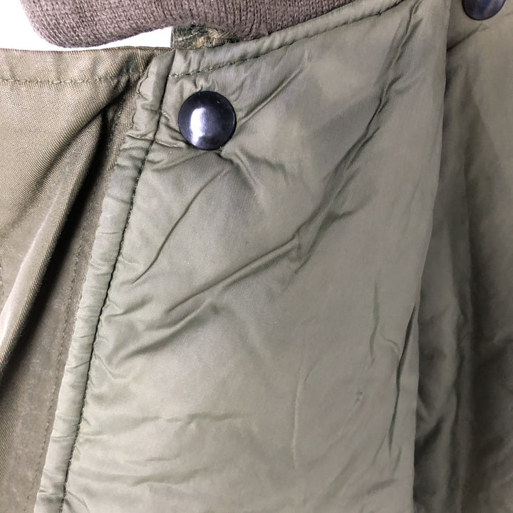 Canadian Army ECW Hooded Military Combat Jacket, Combat Parka, Reg Medium, Size 5, Men's Medium Nylon Khaki type Vintage Second Hand