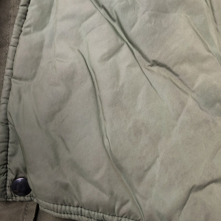 Canadian Army ECW Hooded Military Combat Jacket, Combat Parka, Reg Medium, Size 5, Men's Medium Nylon Khaki type Vintage Second Hand