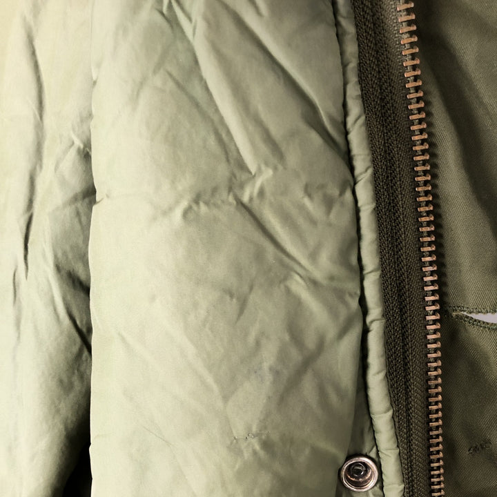 Canadian Army ECW Hooded Military Combat Jacket, Combat Parka, Reg Medium, Size 5, Men's Medium Nylon Khaki type Vintage Second Hand