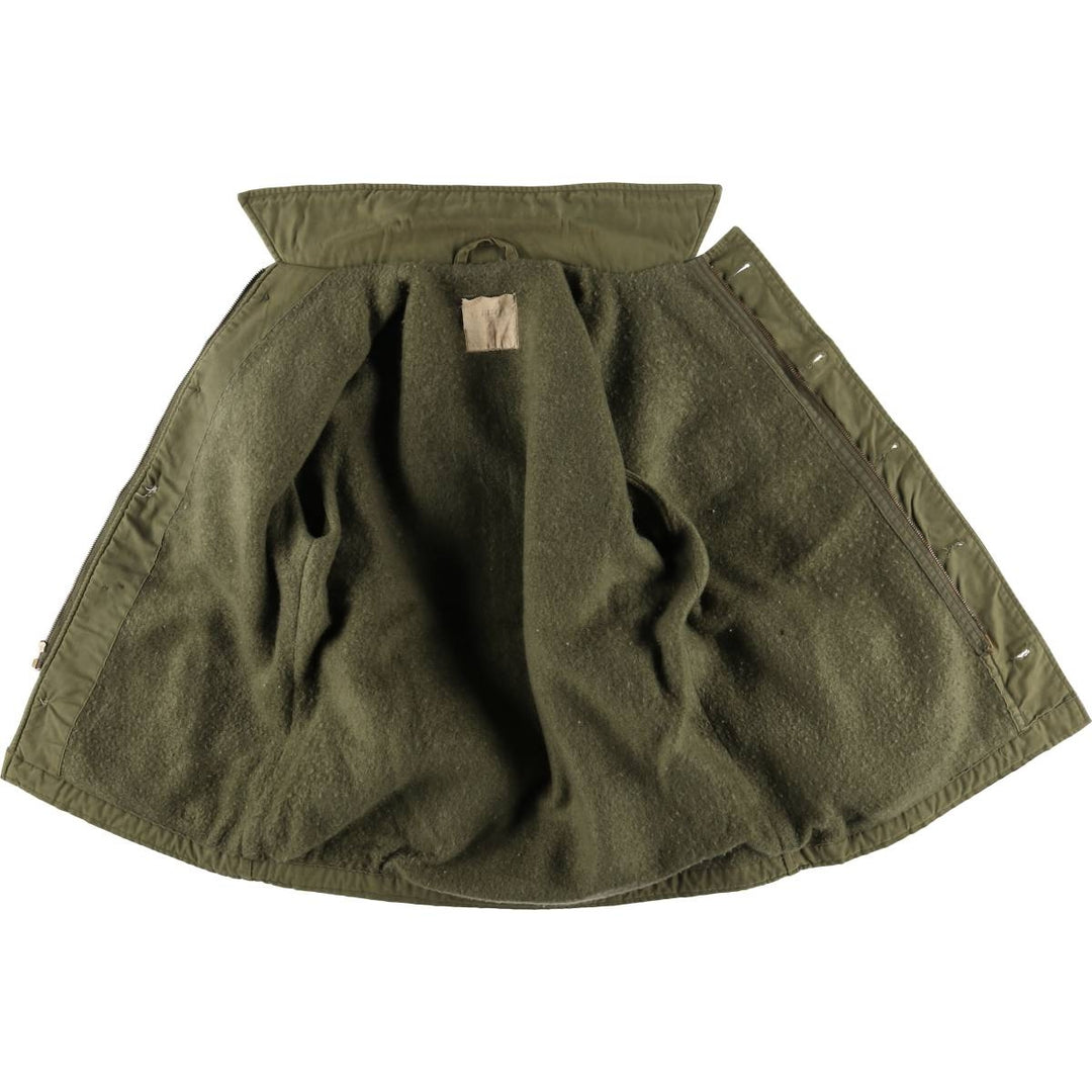 Authentic US Navy Military Deck Jacket, Made in USA, Men's Size Medium, Vintage unclear Khaki type Vintage Second Hand