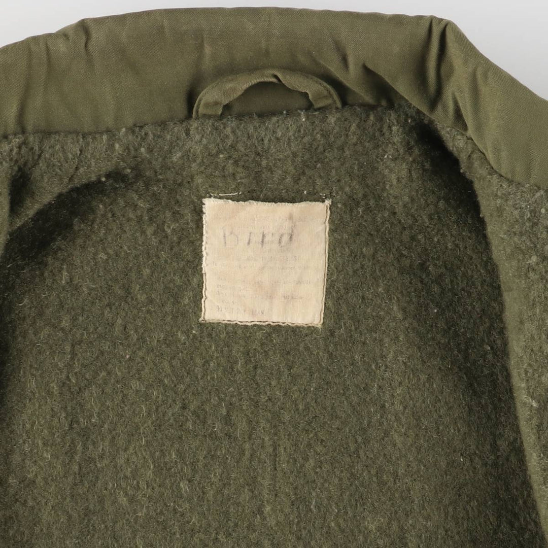 Authentic US Navy Military Deck Jacket, Made in USA, Men's Size Medium, Vintage unclear Khaki type Vintage Second Hand