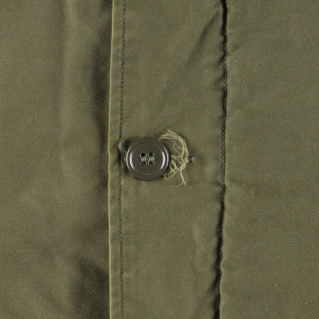 Authentic US Navy Military Deck Jacket, Made in USA, Men's Size Medium, Vintage unclear Khaki type Vintage Second Hand