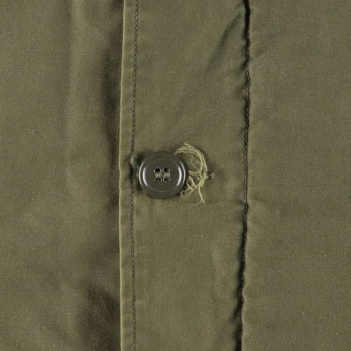 Authentic US Navy Military Deck Jacket, Made in USA, Men's Size Medium, Vintage unclear Khaki type Vintage Second Hand