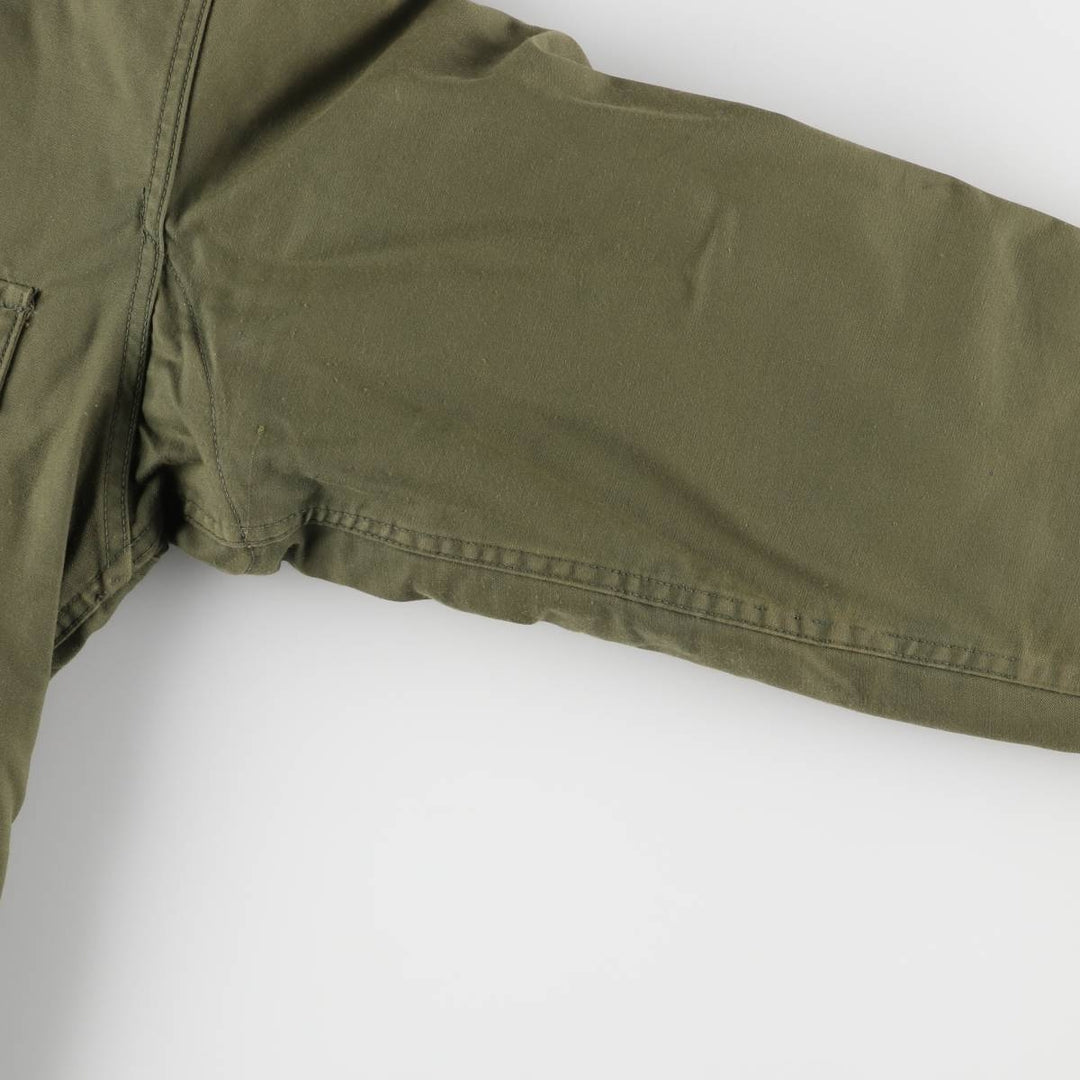 Authentic US Navy Military Deck Jacket, Made in USA, Men's Size Medium, Vintage unclear Khaki type Vintage Second Hand