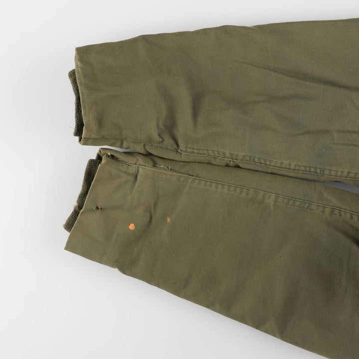 Authentic US Navy Military Deck Jacket, Made in USA, Men's Size Medium, Vintage unclear Khaki type Vintage Second Hand