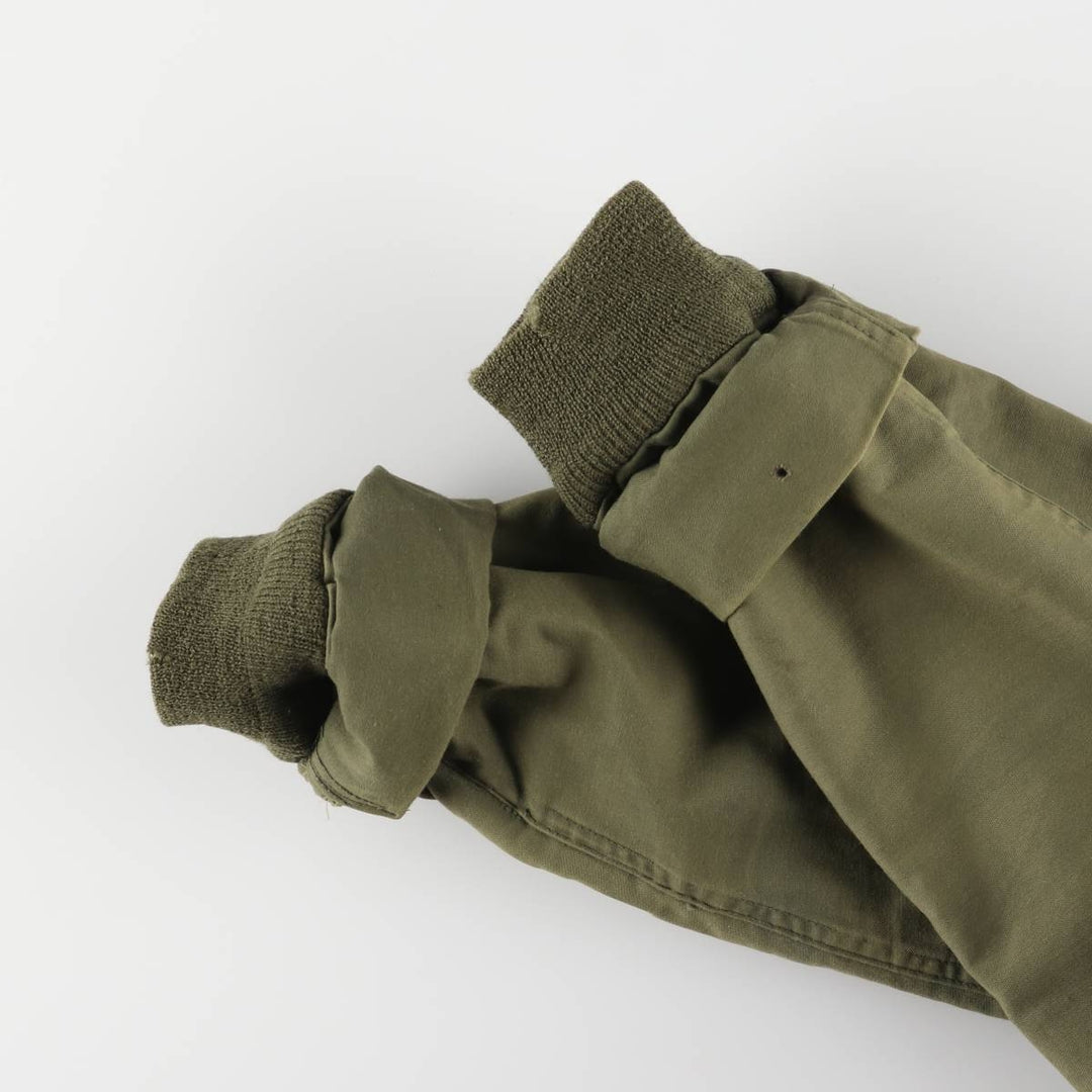 Authentic US Navy Military Deck Jacket, Made in USA, Men's Size Medium, Vintage unclear Khaki type Vintage Second Hand