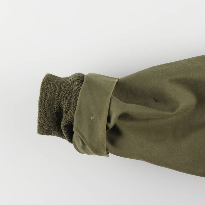 Authentic US Navy Military Deck Jacket, Made in USA, Men's Size Medium, Vintage unclear Khaki type Vintage Second Hand