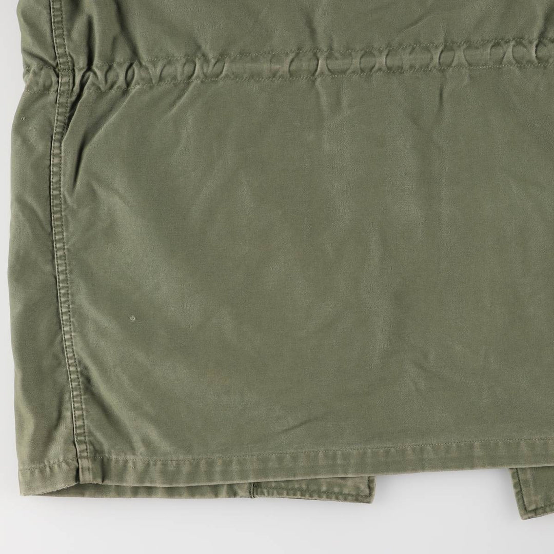 Cattle Jacket Military Flight Jacket Made in USA Men's Size L unclear Khaki type Vintage Second Hand