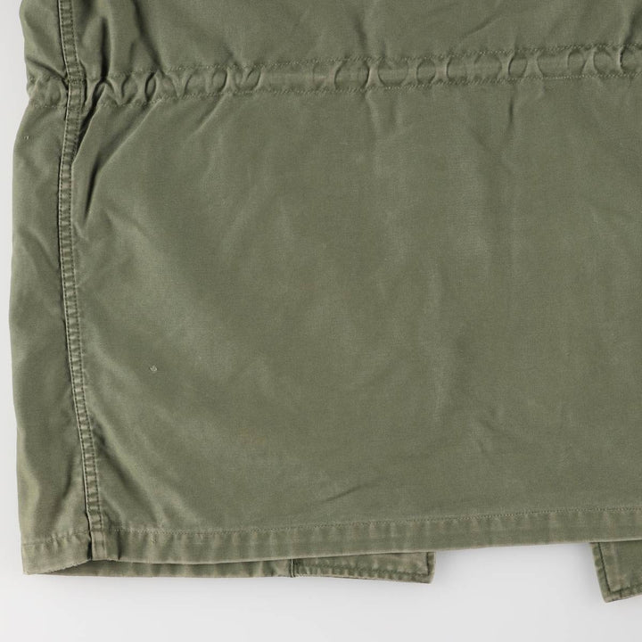 Cattle Jacket Military Flight Jacket Made in USA Men's Size L unclear Khaki type Vintage Second Hand