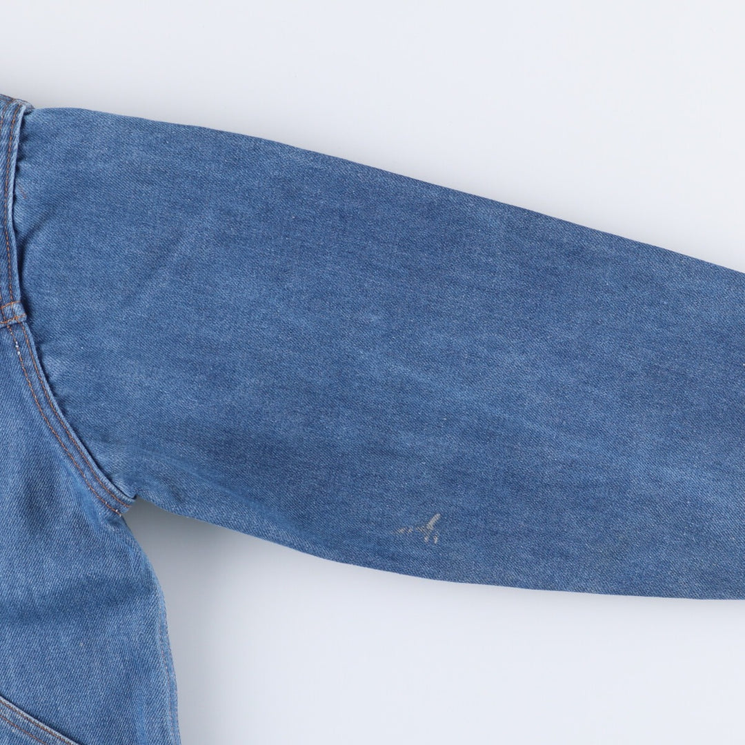 ~70'S Big Smith denim jacket, made in USA, men's size L, vintage cotton blue type Vintage Second Hand
