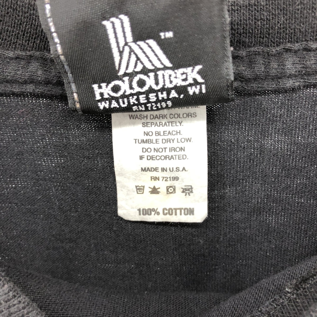 00'S Harley-Davidson Long Sleeve T-Shirt Made in USA Women's XL cotton black type Vintage Second Hand