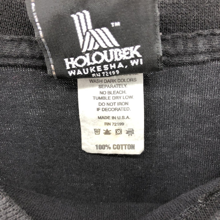 00'S Harley-Davidson Long Sleeve T-Shirt Made in USA Women's XL cotton black type Vintage Second Hand