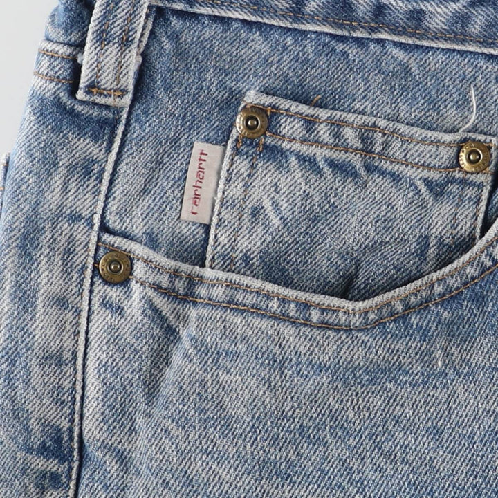 Carhartt Relaxed Fit Tapered Denim Pants for Men, W36 cotton blue type Vintage Second Hand