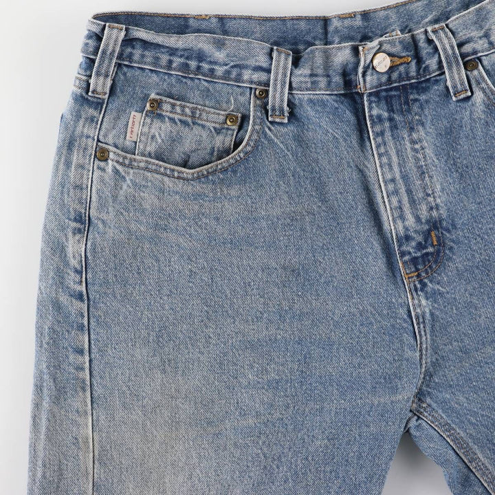 Carhartt Relaxed Fit Tapered Denim Pants for Men, W36 cotton blue type Vintage Second Hand