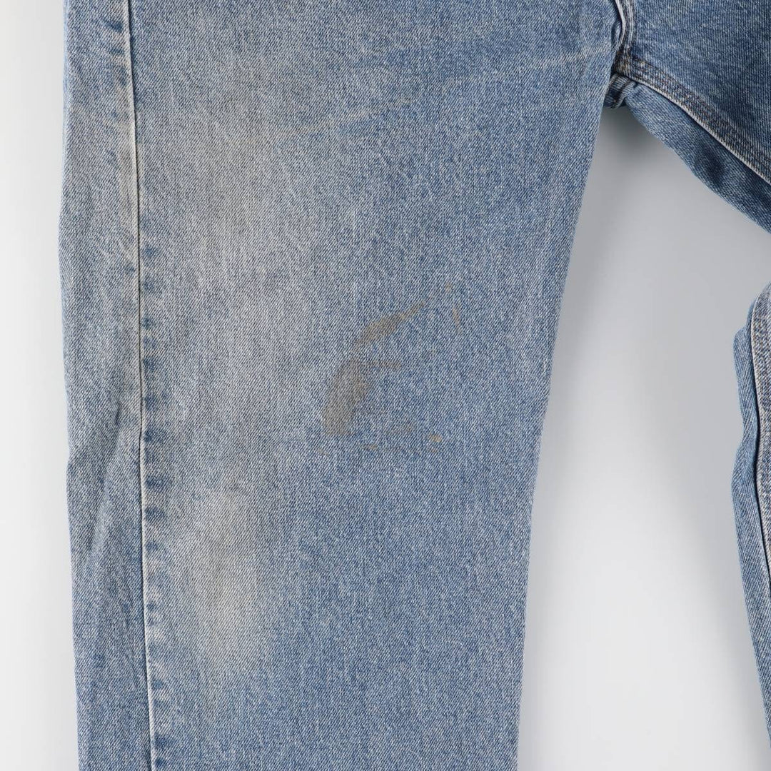 Carhartt Relaxed Fit Tapered Denim Pants for Men, W36 cotton blue type Vintage Second Hand