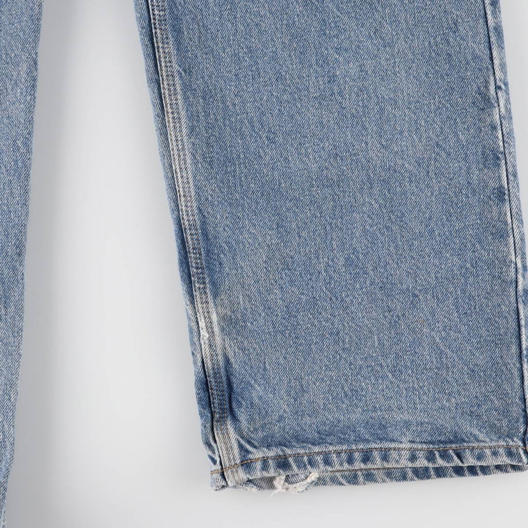 Carhartt Relaxed Fit Tapered Denim Pants for Men, W36 cotton blue type Vintage Second Hand