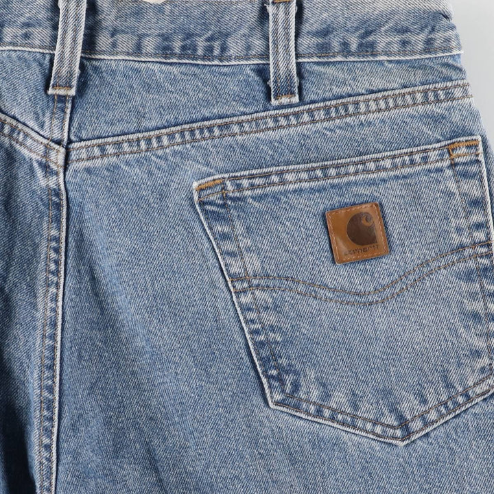 Carhartt Relaxed Fit Tapered Denim Pants for Men, W36 cotton blue type Vintage Second Hand