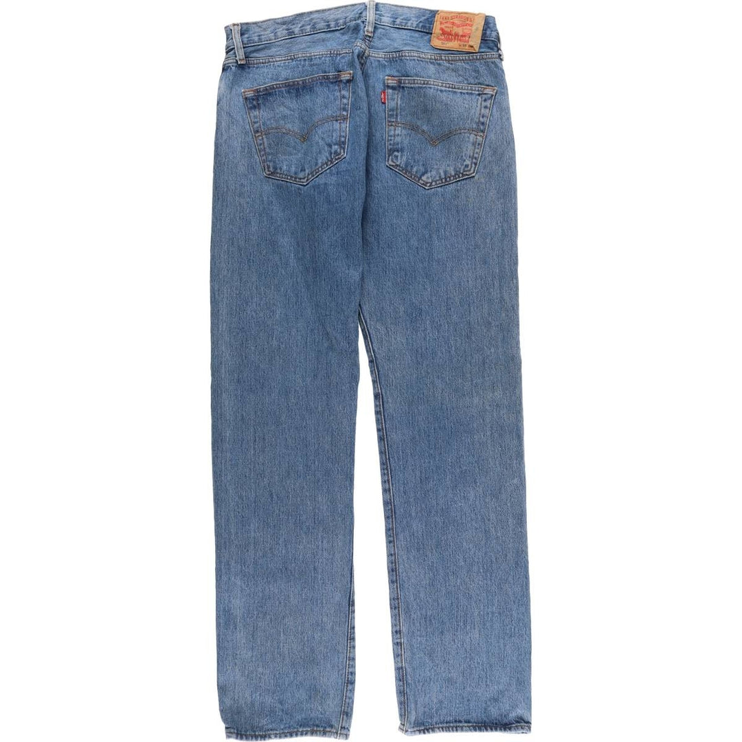 Levi's 501 straight denim pants for men, size W36 cotton blue type Vintage Second Hand