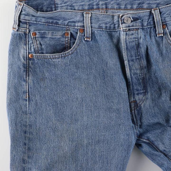 Levi's 501 straight denim pants for men, size W36 cotton blue type Vintage Second Hand