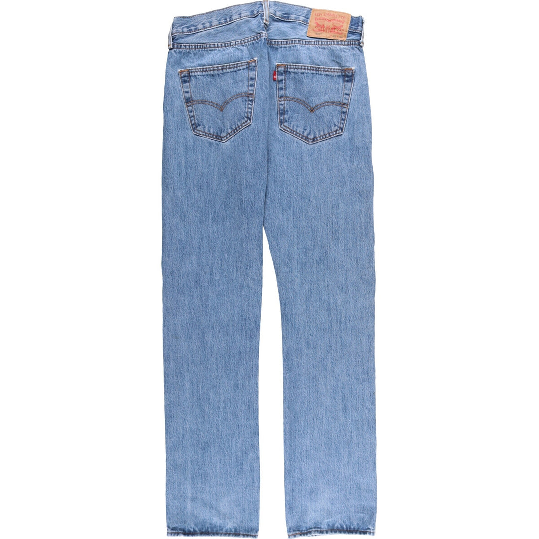 Levi's 501 straight denim pants for men, size W33 cotton blue type Vintage Second Hand
