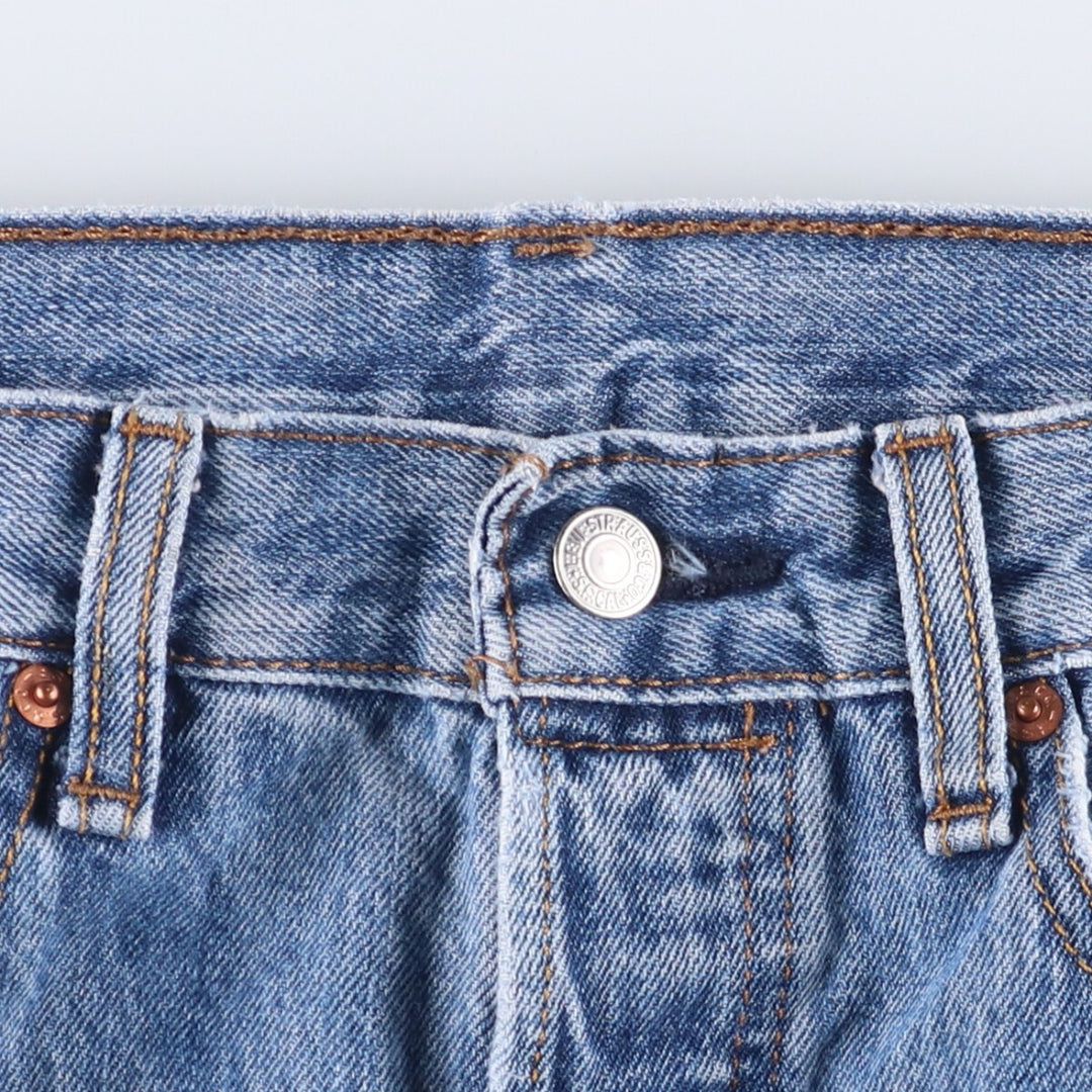 Levi's 501 straight denim pants for men, size W33 cotton blue type Vintage Second Hand