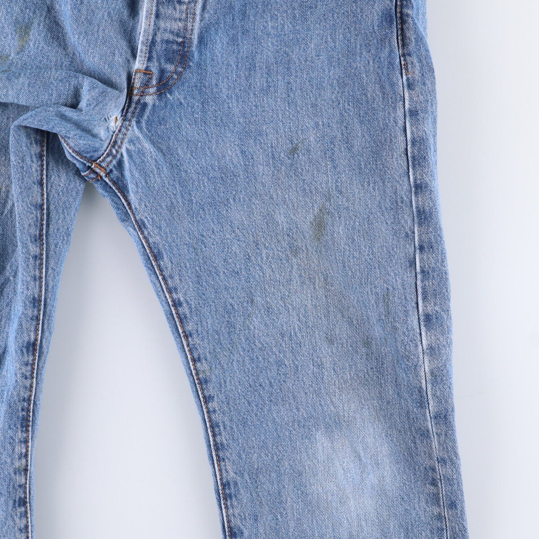 Levi's 501 straight denim pants for men, size W33 cotton blue type Vintage Second Hand