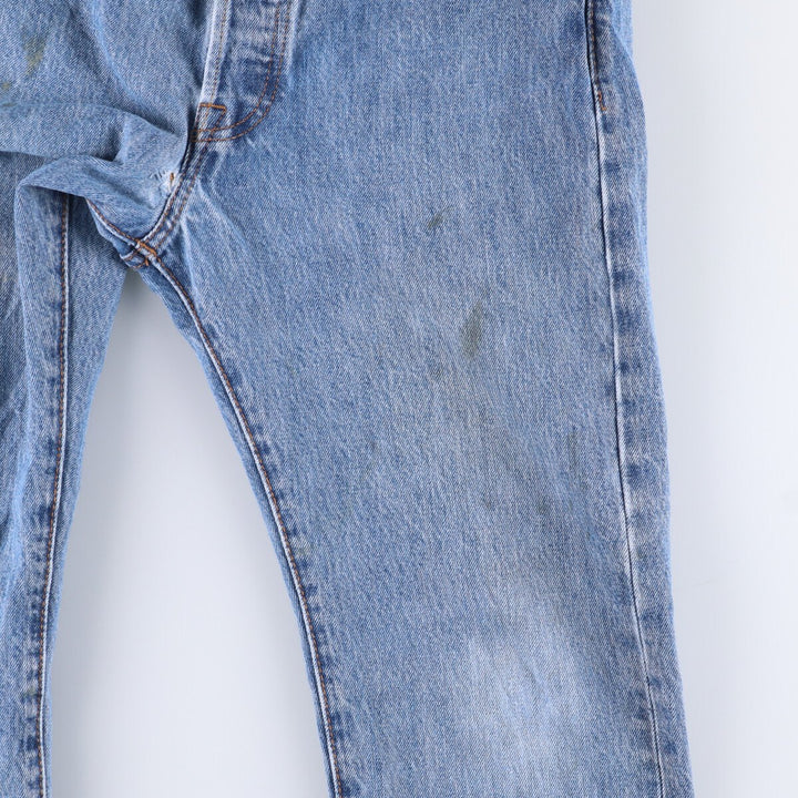 Levi's 501 straight denim pants for men, size W33 cotton blue type Vintage Second Hand