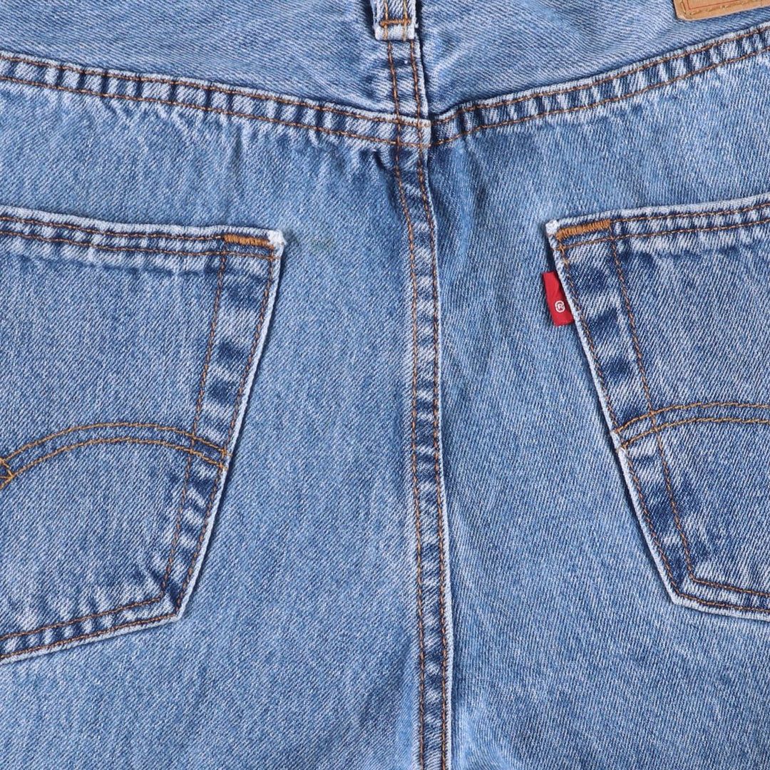Levi's 501 straight denim pants for men, size W33 cotton blue type Vintage Second Hand