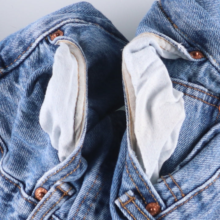 Levi's 501 straight denim pants for men, size W33 cotton blue type Vintage Second Hand