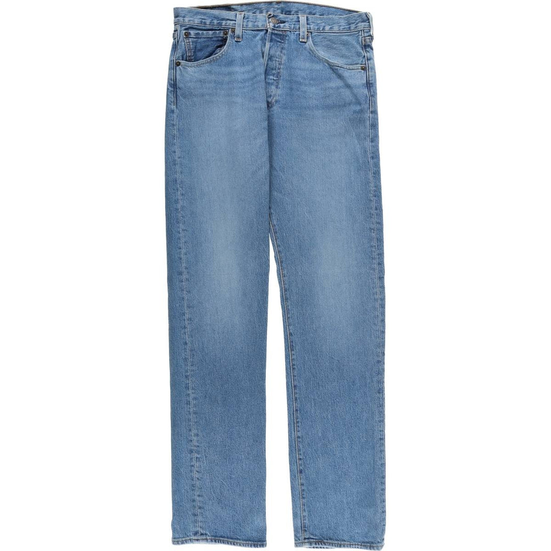 Levi's 501 straight denim pants for men, equivalent to w31 unclear blue type Vintage Second Hand