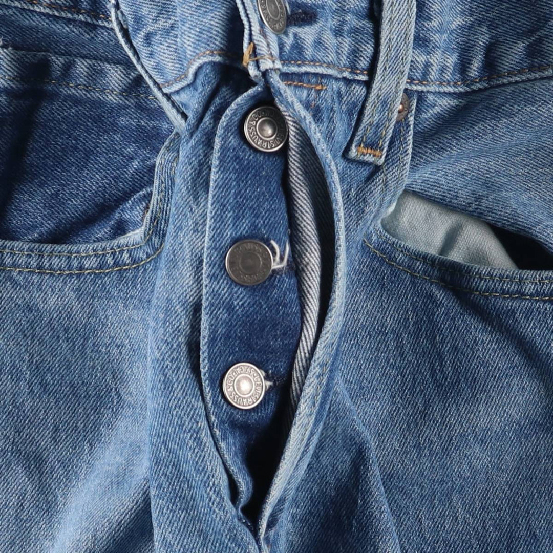 Levi's 501 straight denim pants for men, equivalent to w31 unclear blue type Vintage Second Hand