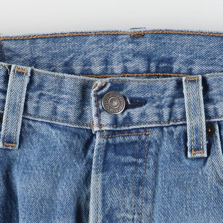 Levi's 501 straight denim pants for men, equivalent to w31 unclear blue type Vintage Second Hand