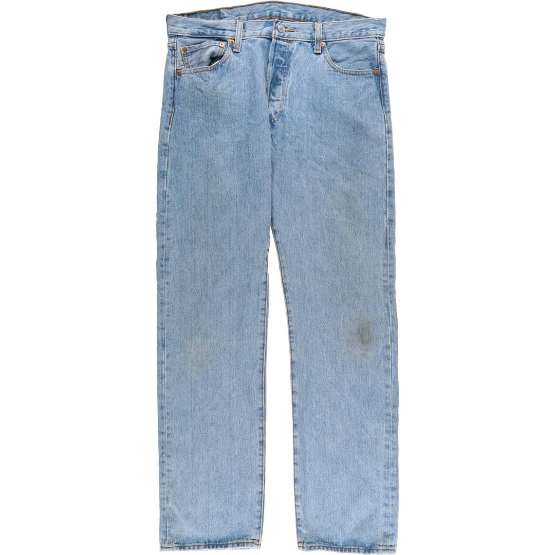 Levi's 501 straight denim pants for men, size W35 cotton blue type Vintage Second Hand