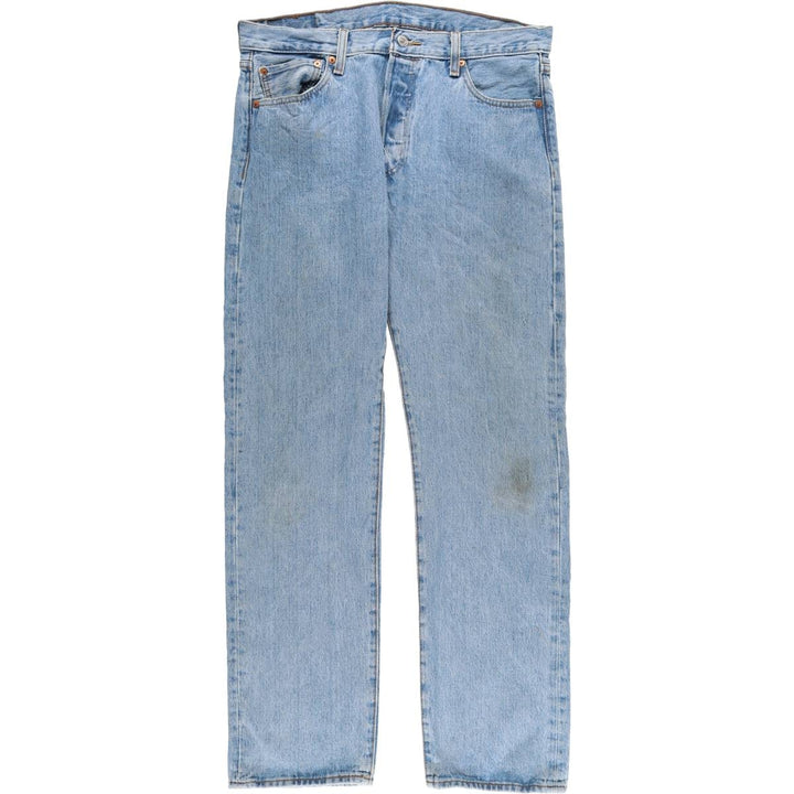 Levi's 501 straight denim pants for men, size W35 cotton blue type Vintage Second Hand