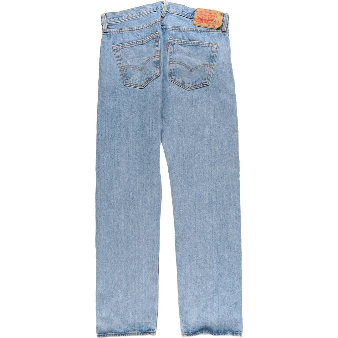 Levi's 501 straight denim pants for men, size W35 cotton blue type Vintage Second Hand