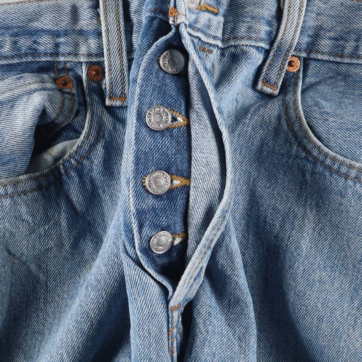 Levi's 501 straight denim pants for men, size W35 cotton blue type Vintage Second Hand