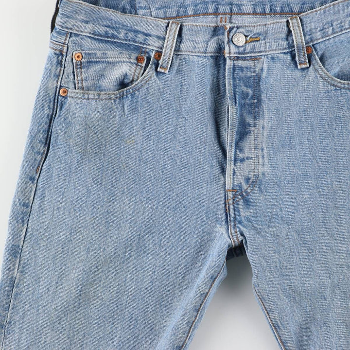 Levi's 501 straight denim pants for men, size W35 cotton blue type Vintage Second Hand