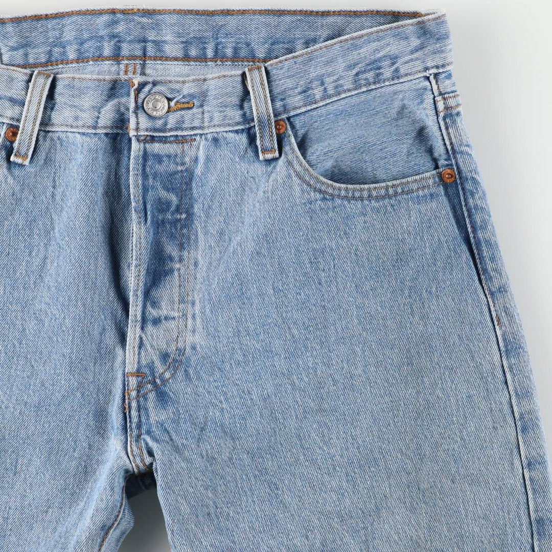 Levi's 501 straight denim pants for men, size W35 cotton blue type Vintage Second Hand