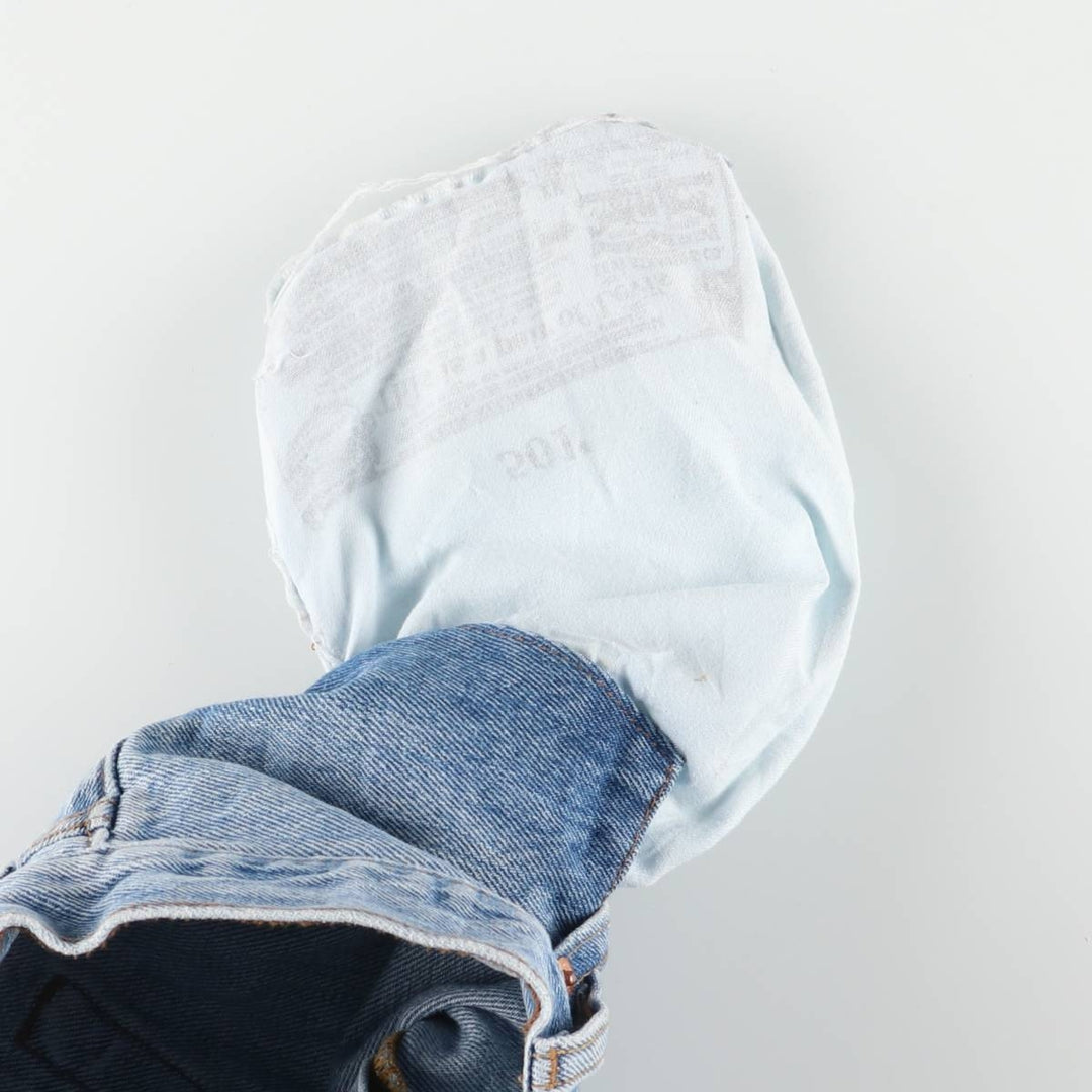 Levi's 501 straight denim pants for men, size W35 cotton blue type Vintage Second Hand