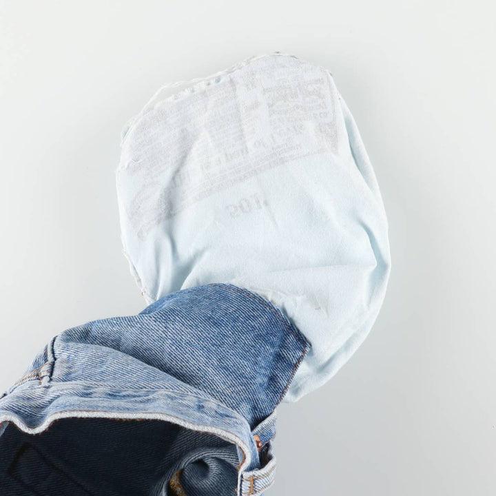 Levi's 501 straight denim pants for men, size W35 cotton blue type Vintage Second Hand