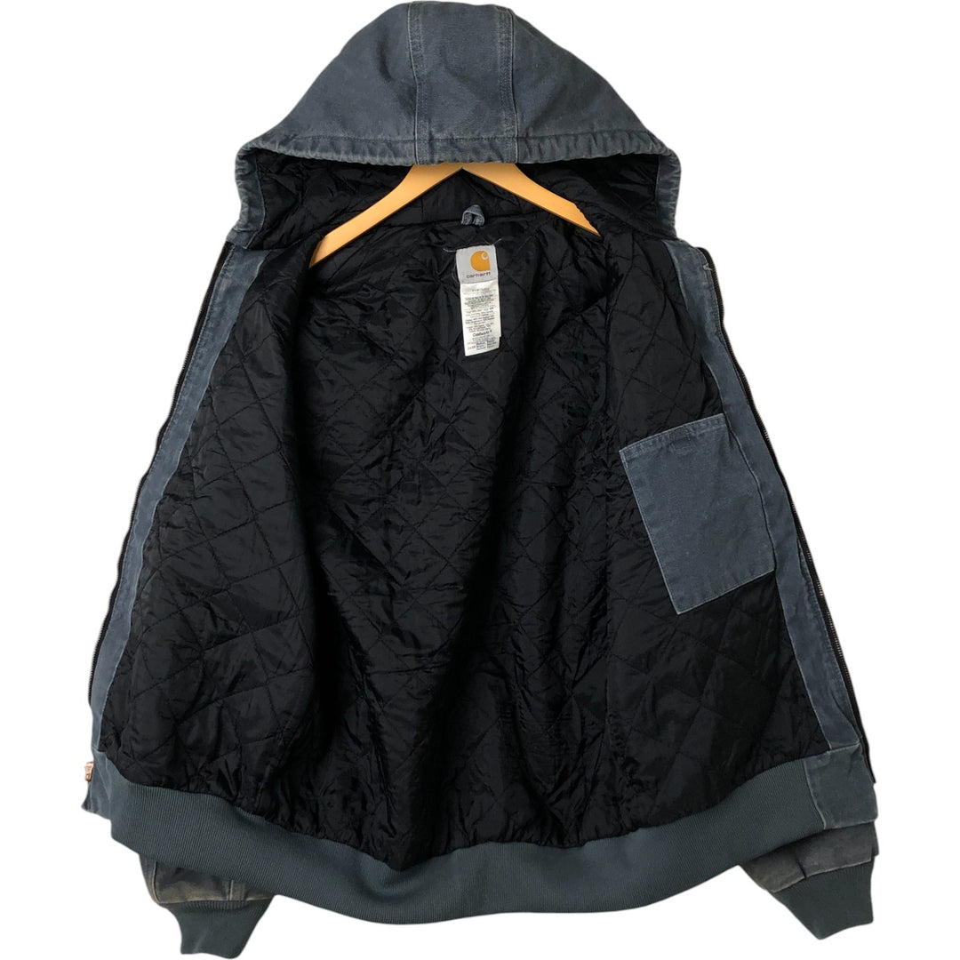 00'S Carhartt Active Jacket Duck Full Zip Parka Men's M cotton gray type Vintage Second Hand