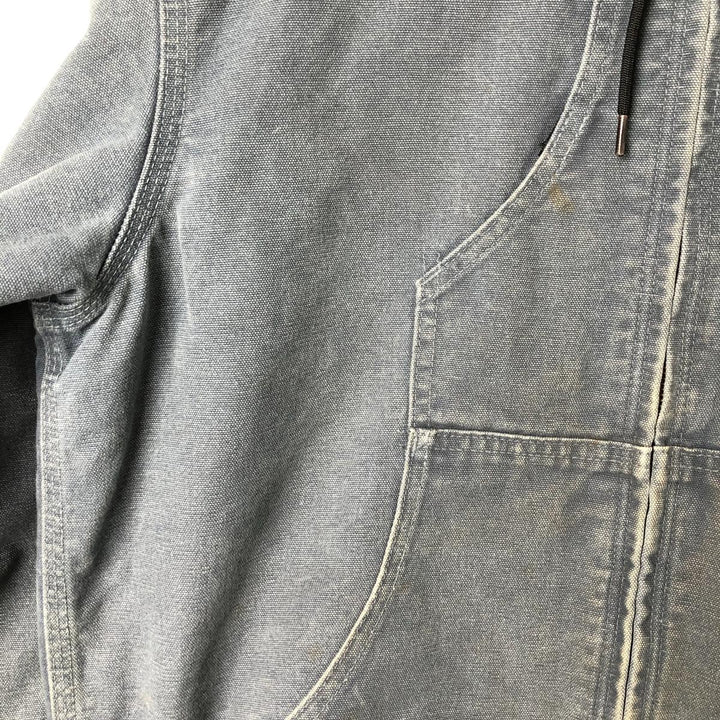 00'S Carhartt Active Jacket Duck Full Zip Parka Men's M cotton gray type Vintage Second Hand