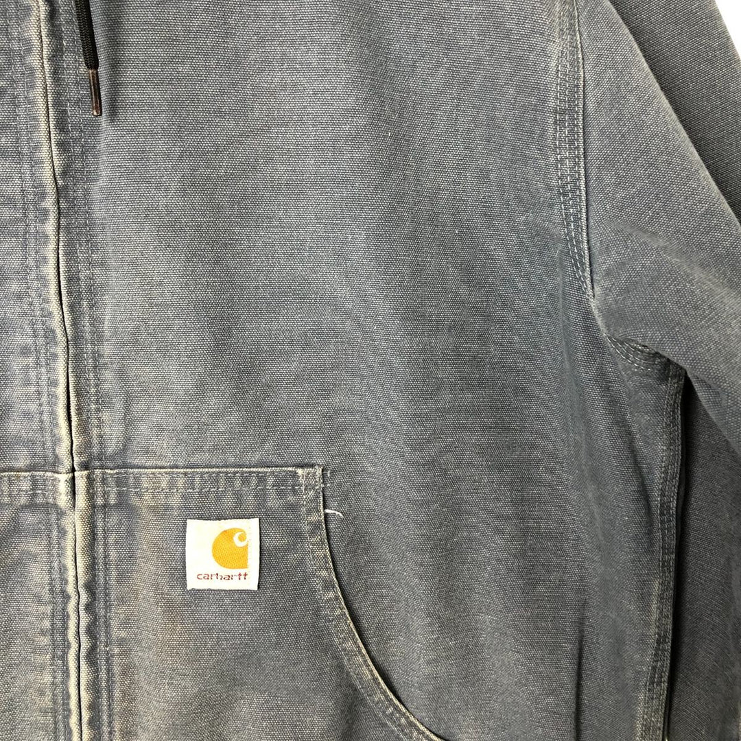 00'S Carhartt Active Jacket Duck Full Zip Parka Men's M cotton gray type Vintage Second Hand